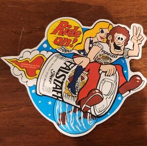 Falstaff Beer Cartoon Sticker